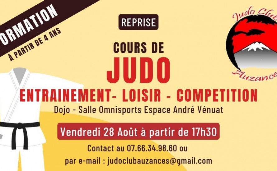 Rentrée Judo Saison 2026-2027